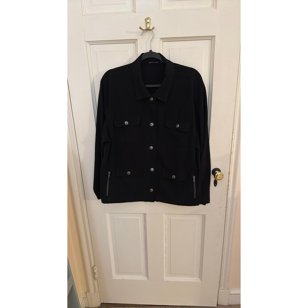 Black casual jacket. Great piece